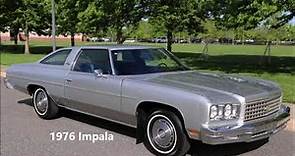 Visual History of the Chevrolet Impala