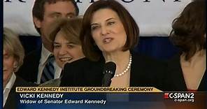 Edward M. Kennedy Institute for the U.S. Senate Groundbreaking Ceremony