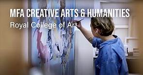 Discover MFA Arts & Humanities at the Royal College of Art