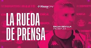 Presentación Salva Sevilla con el RC Deportivo