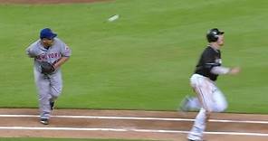 Colon makes a superb behind-the-back play