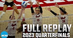 Nebraska vs. Arkansas: 2023 NCAA volleyball tournament quarterfinals | FULL REPLAY