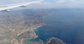 Athens, Greece - Landing at Athens International Airport Eleftherios Venizelos (2022)