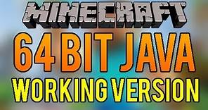 How to install 64-bit Java for Minecraft