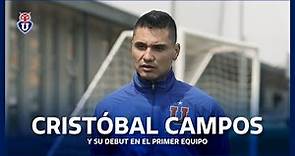 Cristóbal Campos y su debut con la camiseta azul: “Es algo que uno espera desde pequeño”