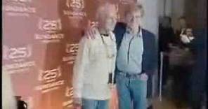 Robert Redford and Paul Newman at the 25th sundance celebration