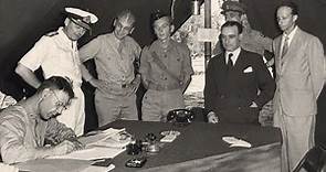 3 Settembre 1943 - Viene siglato segretamente l'armistizio di Cassibile