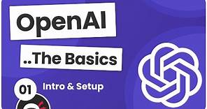 OpenAI Tutorial #1 - Intro & Setup