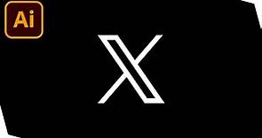 Creating The Twitter X Logo In Adobe Illustrator