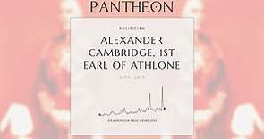 Alexander Cambridge, 1st Earl of Athlone Biography | Pantheon