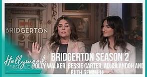 BRIDGERTON SEASON 2 (2022) | Polly Walker, Bessie Carter, Adjoa Andoh and Ruth Gemmell on Season 2