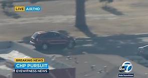 PIT maneuver ends CHP chase in South Gate I ABC7