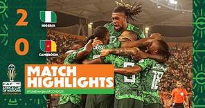 HIGHLIGHTS | Nigeria 🆚 Cameroon | #TotalEnergiesAFCON2023 - Round of 16