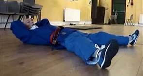 Professor George Canning age 74 demonstrates Mugendo Core exercise after surgery