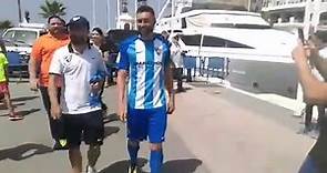 Málaga CF - Puesta de largo de Borja Bastón en...