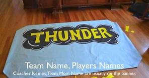 How to Make a Team Banner