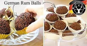 German Chocolate Rum Balls & Rum Truffles ✪ MyGerman.Recipes