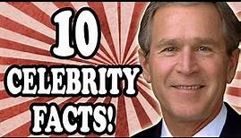George Bush the Cheerleader... and 9 Other Celebrity Facts