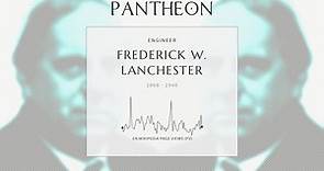 Frederick W. Lanchester Biography - British polymath and engineer (1868–1946)