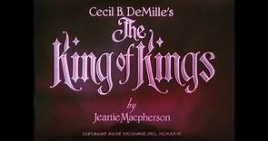 Cecil B. DeMille's "King of Kings"