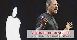20 Frases de Steve Jobs, una mentalidad emprendedora 📱