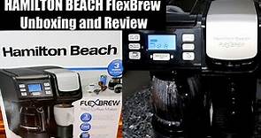 Hamilton Beach FlexBrew Coffee Maker | Unboxing Review and Detailed Demo on How to Set Up and Use