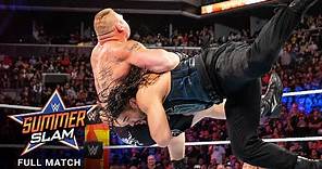 FULL MATCH - Brock Lesnar vs. Roman Reigns - Universal Title Match: SummerSlam 2018