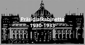 Präsidialkabinette der Weimarer Republik 1930-1933