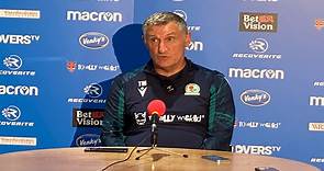 Blackburn Rovers manager Tony Mowbray