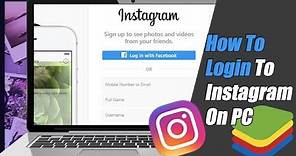How To Login To Instagram on PC | Instagram Desktop Login