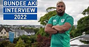 Bundee Aki Interview | 2022 Irish Rugby Jersey Canterbury