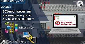 CURSO COMPLETO RSLOGIX 500 - Clase 3 | Cómo hacer un arranque y paro en RSLOGIX500 | ICMA