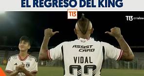 Así fue la presentación de Arturo Vidal en su regreso a Colo Colo