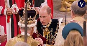 El príncipe Guillermo jura lealtad a su padre, el Rey Carlos III, en la ceremonia de su coronación