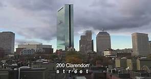 200 Clarendon St., Boston (formerly John Hancock Tower) with JR art installation