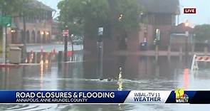 High tide closes Annapolis roads