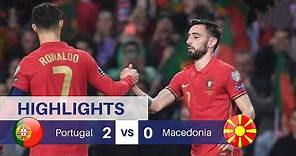Portugal vs Macedonia Highlights 2-0 | 29/03/2022 | Portugal qualifies | World cup 2022 | FIFA 2022
