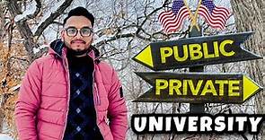 Public VS Private University in USA | Study In USA