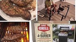 4 Burner Gas Grill ASSEMBLE and REVIEW .