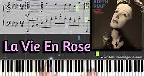 La Vie En Rose - Piano Tutorial - PDF