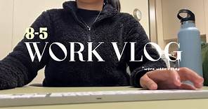 8-5 Work Week in my Life • WFH • Rainy Day 🌧️ • Realistic Work Vlog