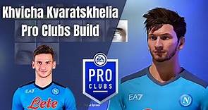 Khvicha Kvaratskhelia - FIFA 22 Pro Clubs Look Alike/Build
