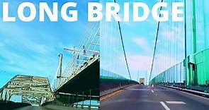The long bridge in Los Angeles USA -Vincent Thomas Bridge