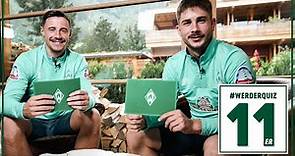 #WERDERQUIZ 11er: Marco Friedl & Romano Schmid | SV Werder Bremen