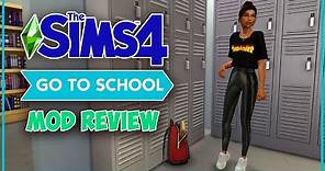 Go To High School With Your Sims || The Sims 4 || Monthly Mod Review