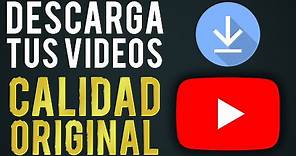 Como Descargar Videos De YouTube Sin Perder Calidad | Tus videos en HD, 2K, 4K y sin perder Bitrate