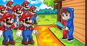 ¡10,000 Mario.Exe Vs La Casa Más Segura De Minecraft! 🏠😨