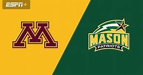 Minnesota vs. George Mason (11/18/23) - Live Stream - Watch ESPN