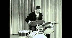Johnny Carson Plays Drums