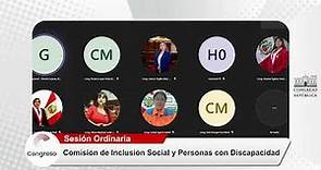Comisión de Inclusión social y Personas con Discapacidad-29/11/2023.